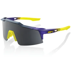 100% Speedcraft SL glasses - Matte Metallic Digital Brights Smoke