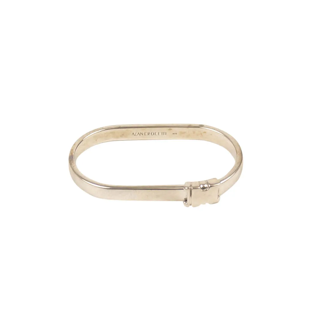 ALAN CROCETTI Silver Unity Belt Ring