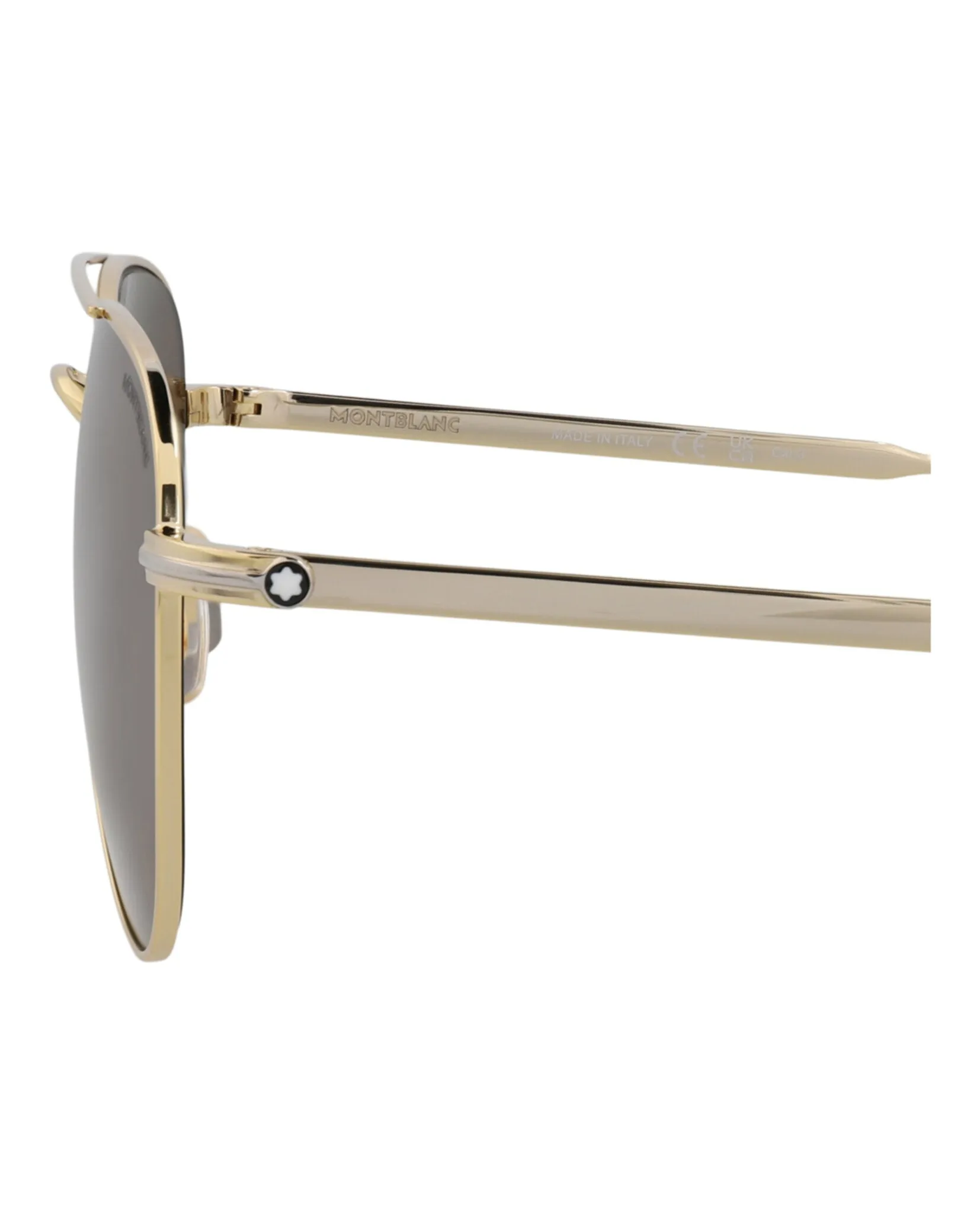 Aviator-Frame Metal Sunglasses
