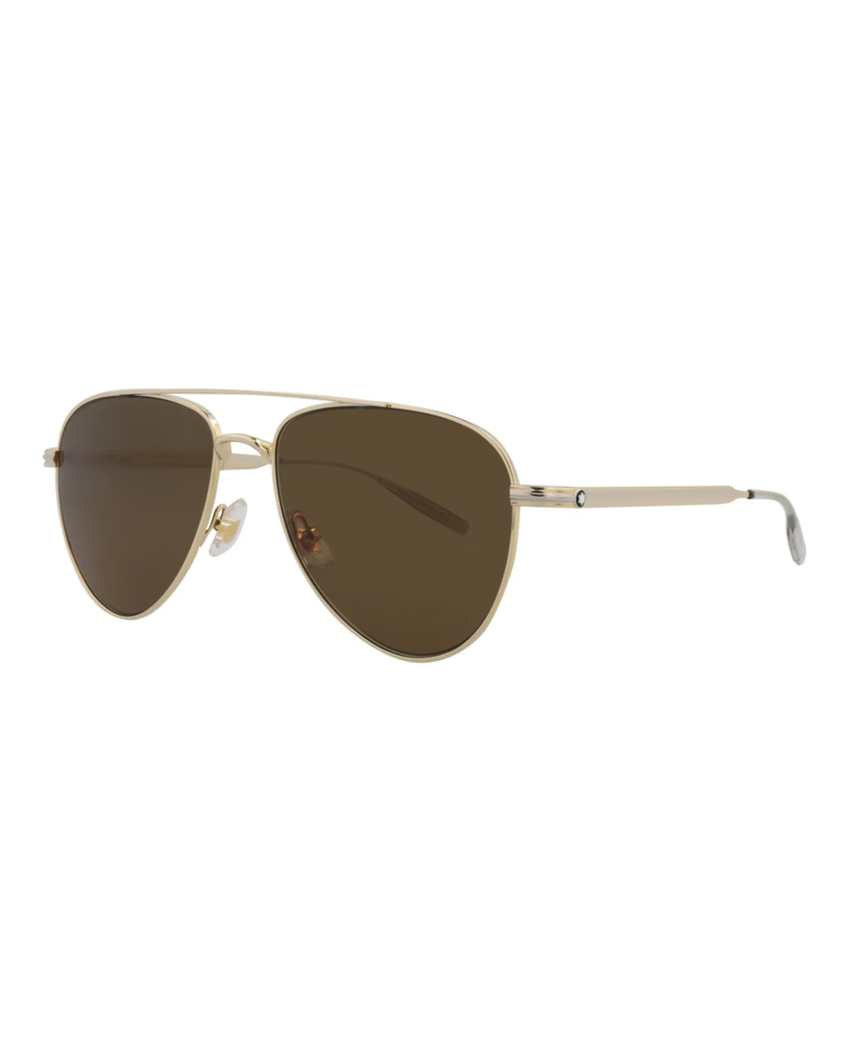 Aviator-Frame Metal Sunglasses