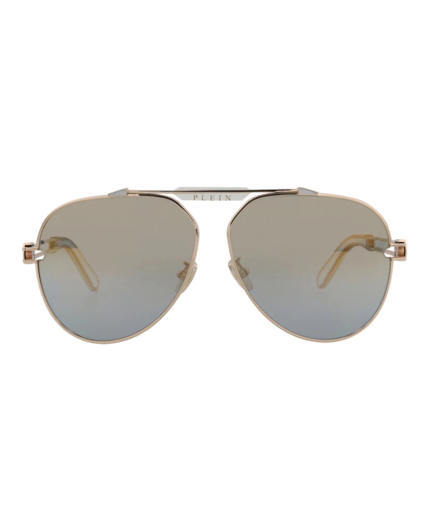 Aviator-Frame Titanium Sunglasses