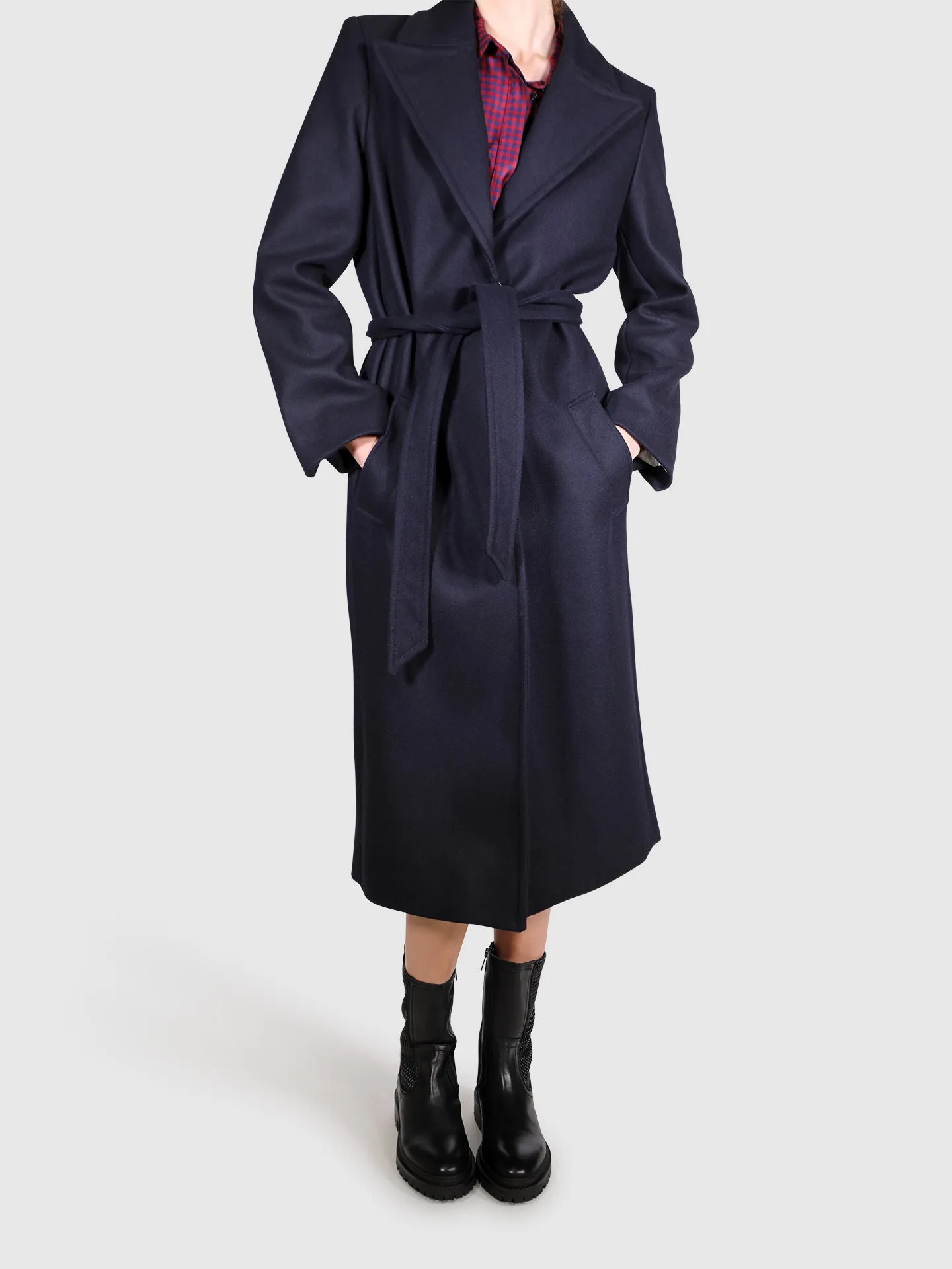 Blue long coat