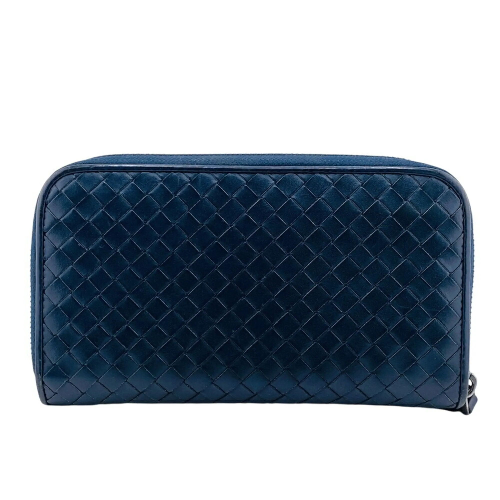 Bottega Veneta Leather Long Wallet (Bi-Fold) (Pre-Owned)