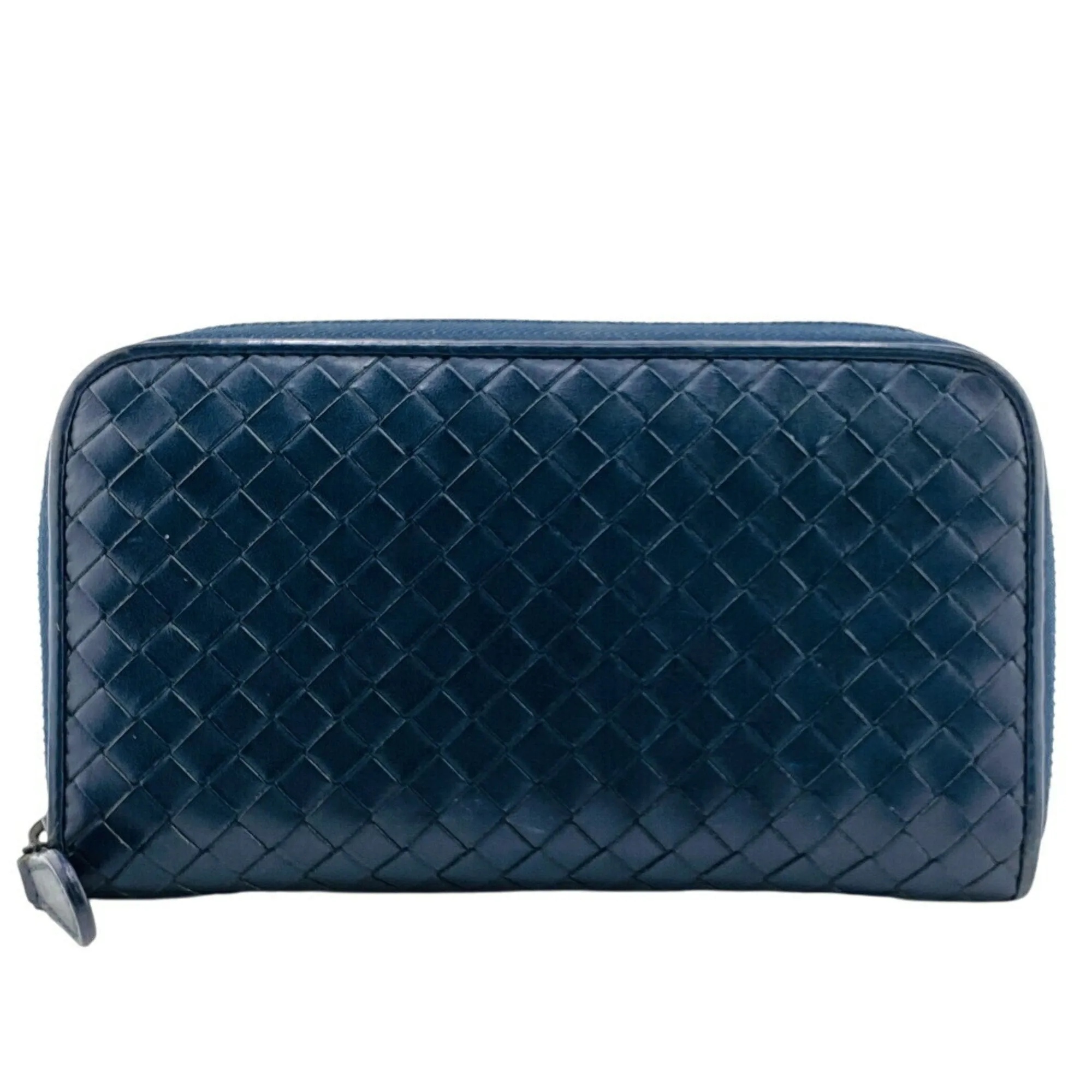 Bottega Veneta Leather Long Wallet (Bi-Fold) (Pre-Owned)