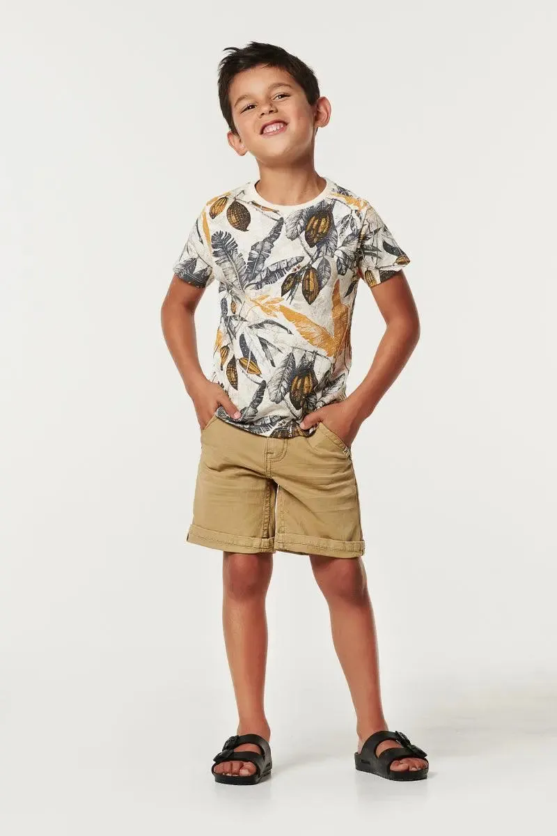 Boys Tee Short Sleeve Gingoog Allower Print | Noppies