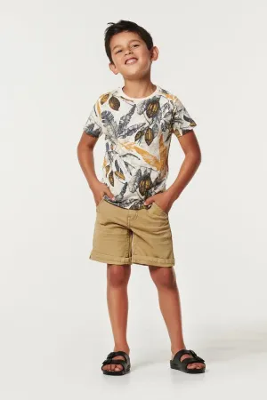 Boys Tee Short Sleeve Gingoog Allower Print | Noppies