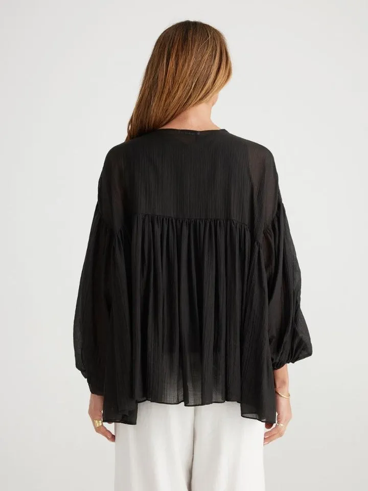 Brave True Dahla Top Black