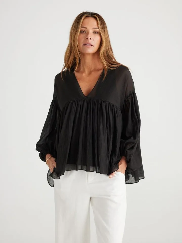 Brave True Dahla Top Black