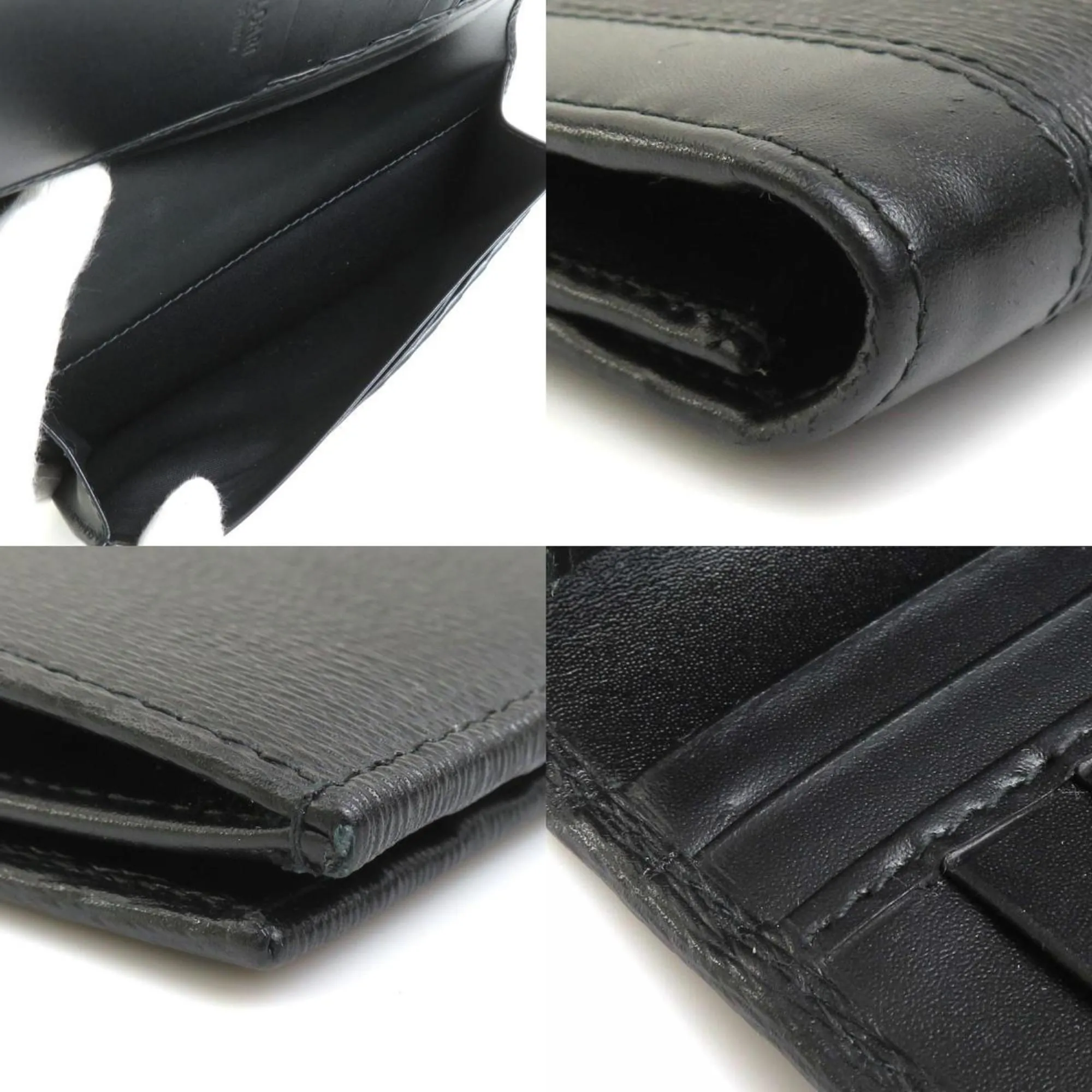 Bvlgari Leather Long Bill Wallet (Bi-Fold) (Pre-Owned)