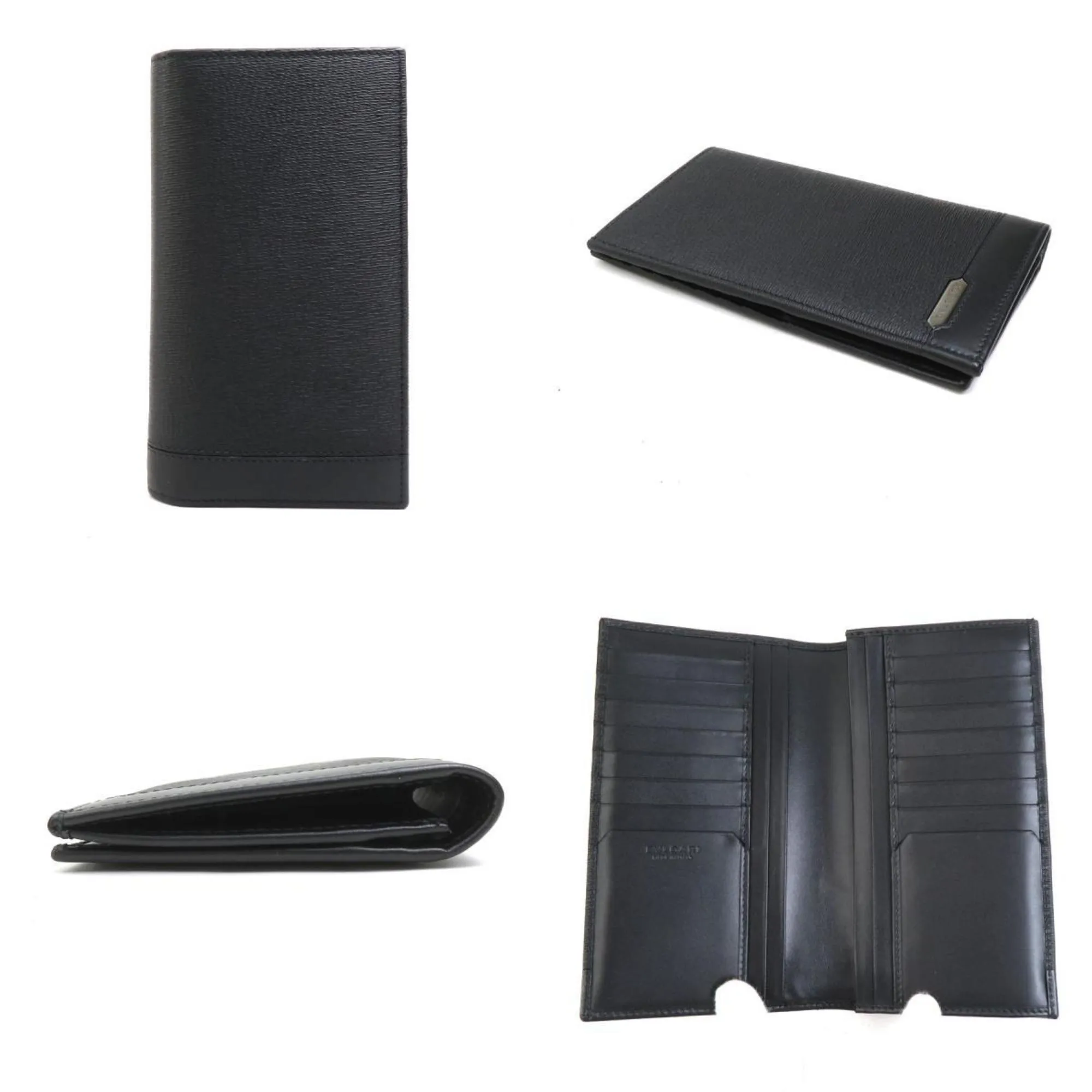 Bvlgari Leather Long Bill Wallet (Bi-Fold) (Pre-Owned)