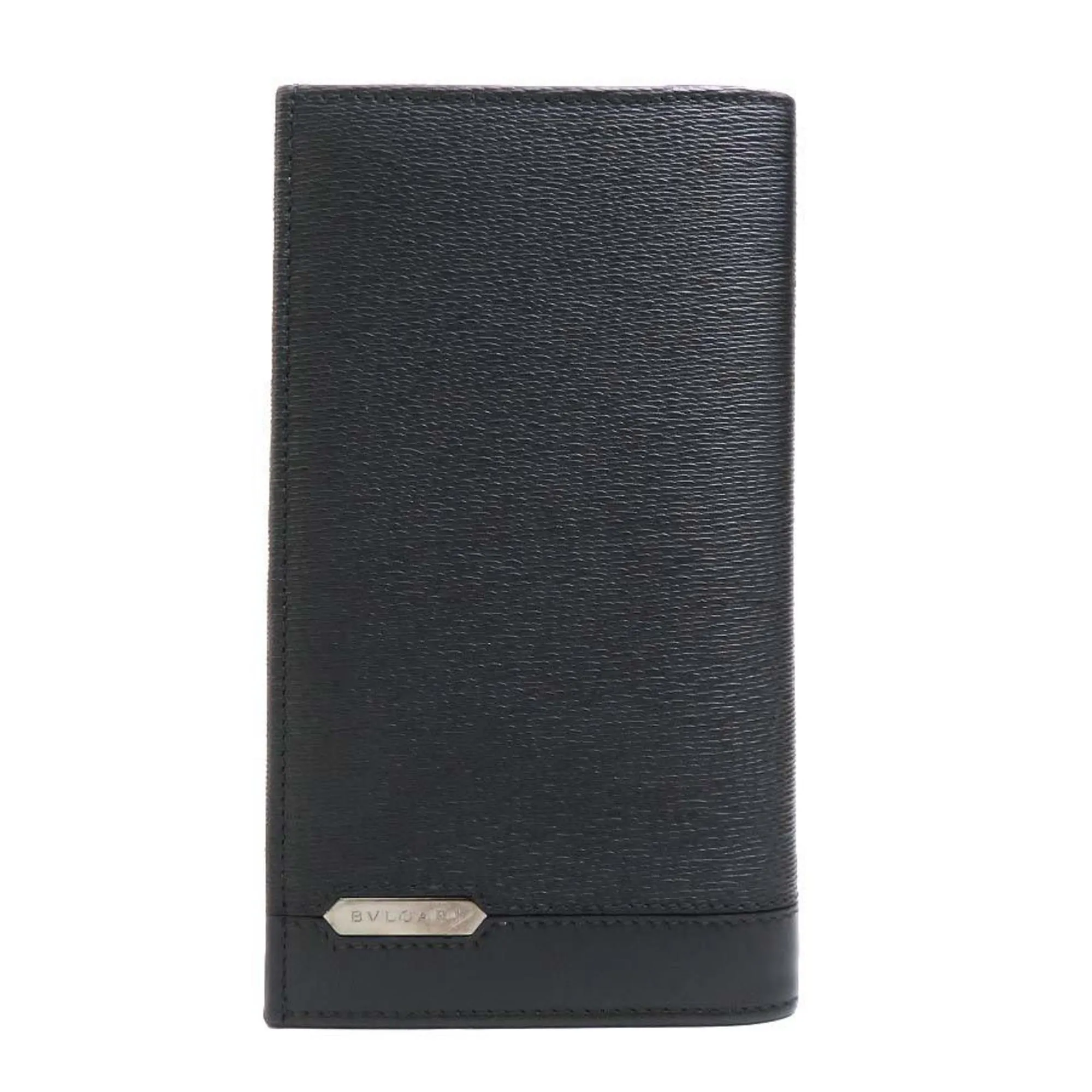 Bvlgari Leather Long Bill Wallet (Bi-Fold) (Pre-Owned)