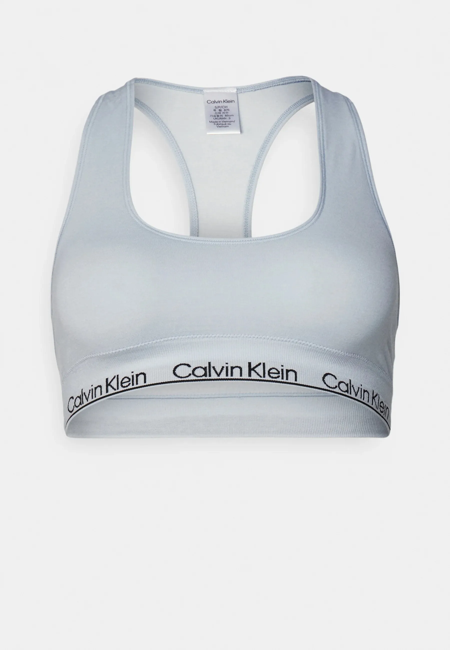 Calvin Klein MODERN SEAMLESS Womens Racerback Bralette Skyway Blue