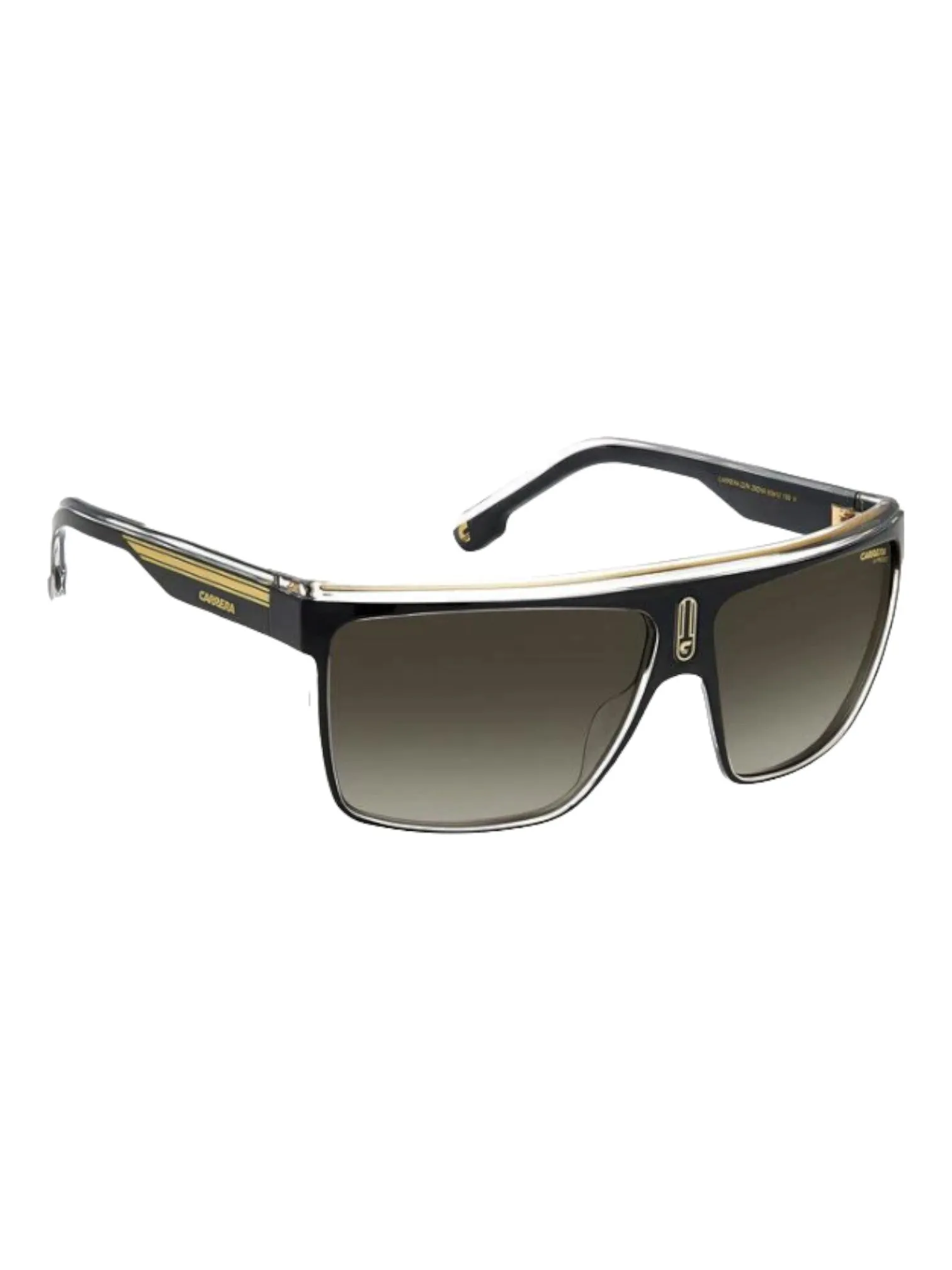 Carrera 22/N HA Men's Black/Havana Grey Browline 63-12-130 Sunglasses