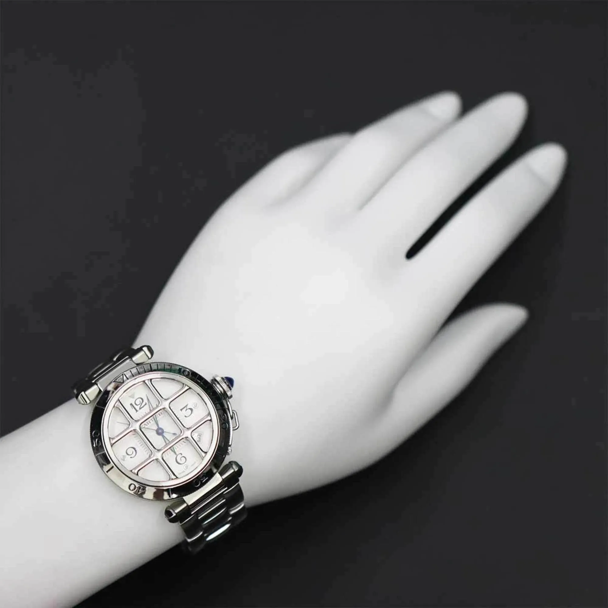 Cartier Stainless Steel Wristwatch (Pre-Owned)