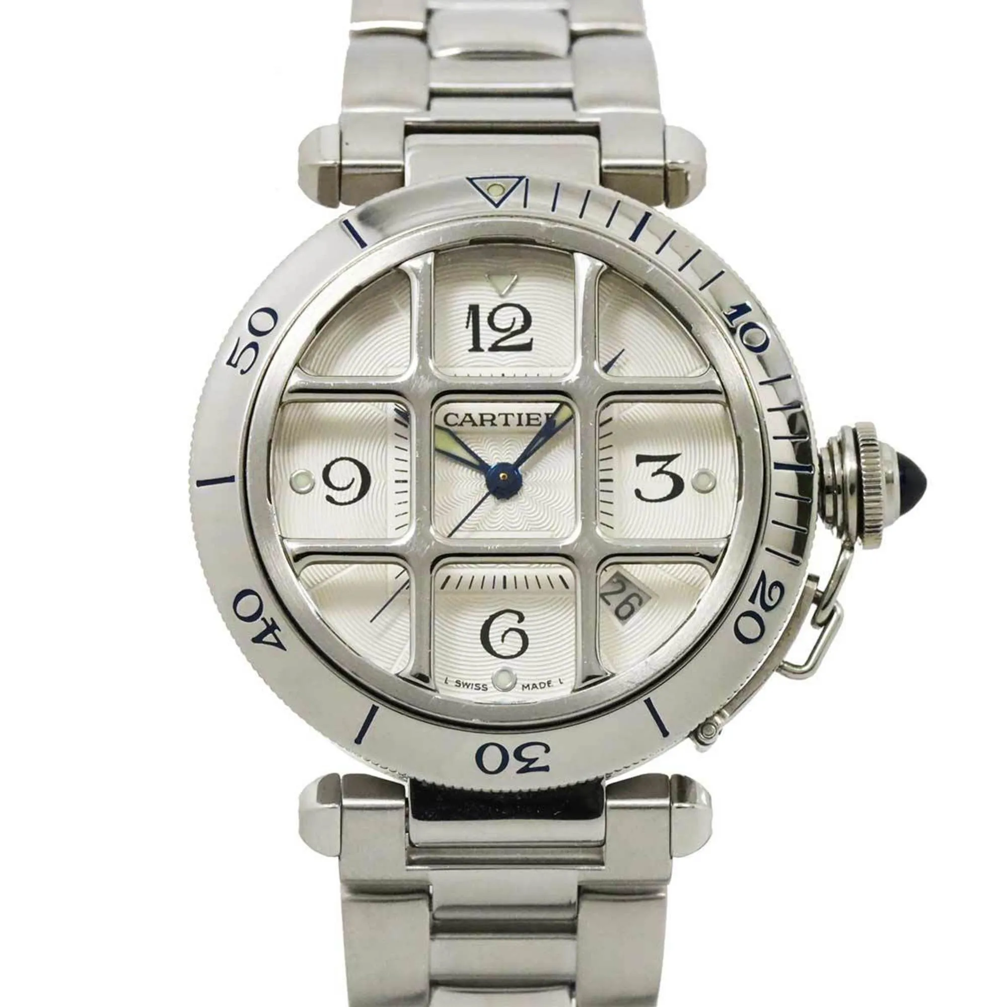 Cartier Stainless Steel Wristwatch (Pre-Owned)
