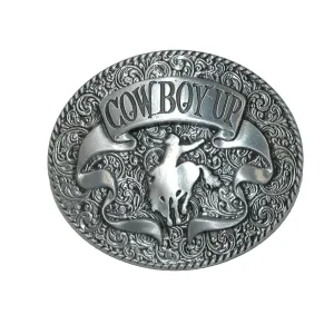 Cowboy Up Belt Buckle