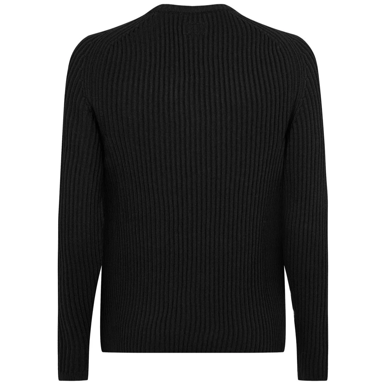 CP Company Black Merino Wool Lens Knit
