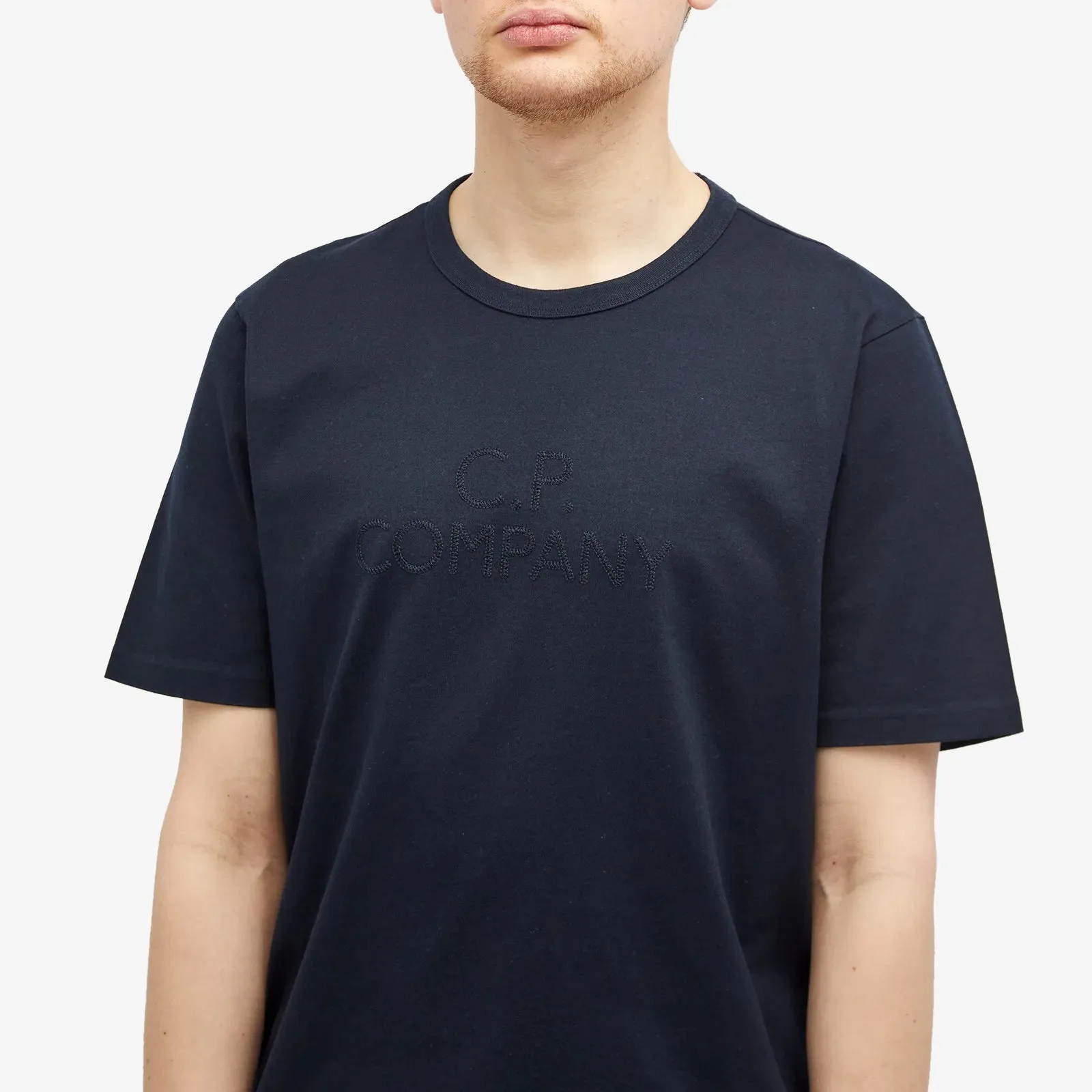 CP Company Navy Applique Logo T-Shirt