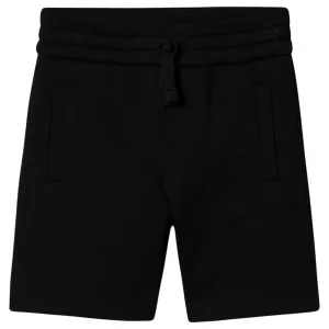 Dolce & Gabbana Black Plaque Sweatshort