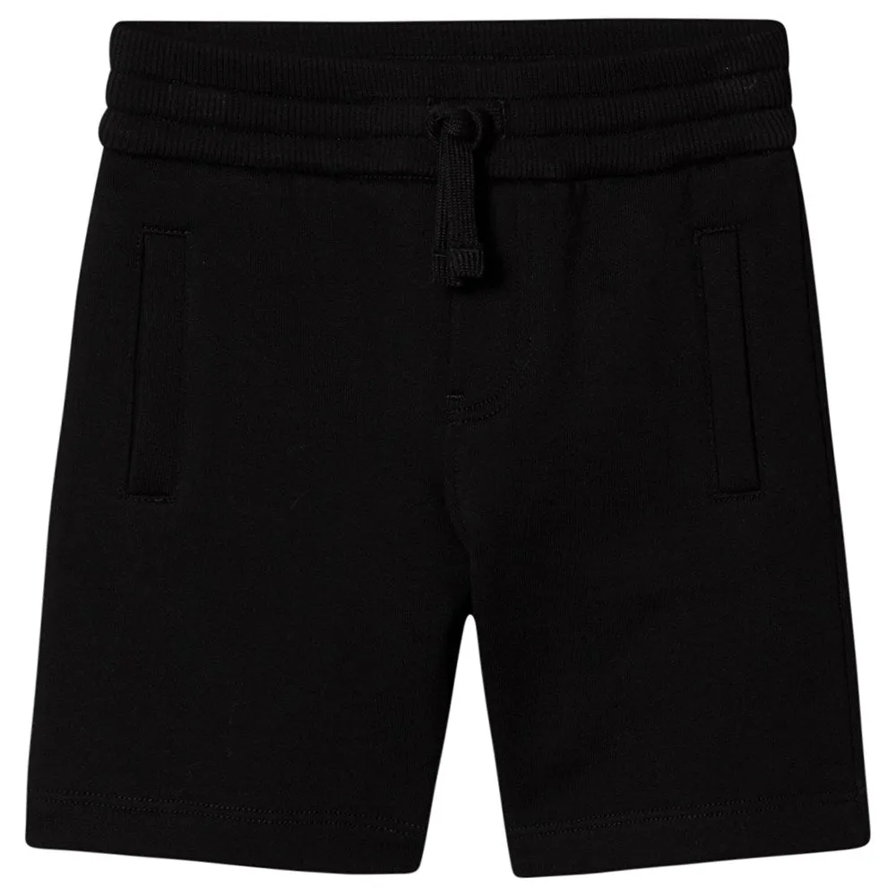 Dolce & Gabbana Black Plaque Sweatshort