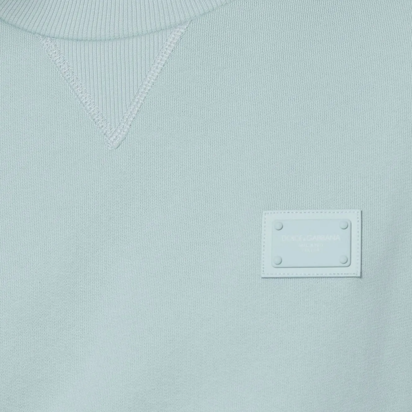 Dolce & Gabbana Blue Plaque Sweatshirt