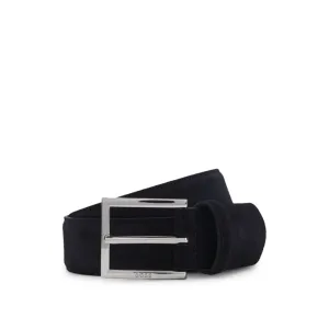 Dressletic leather belt with concealed elastic
