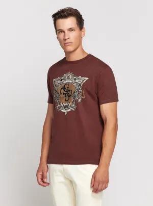 Eco Brown Short Sleeve T-Shirt Guess