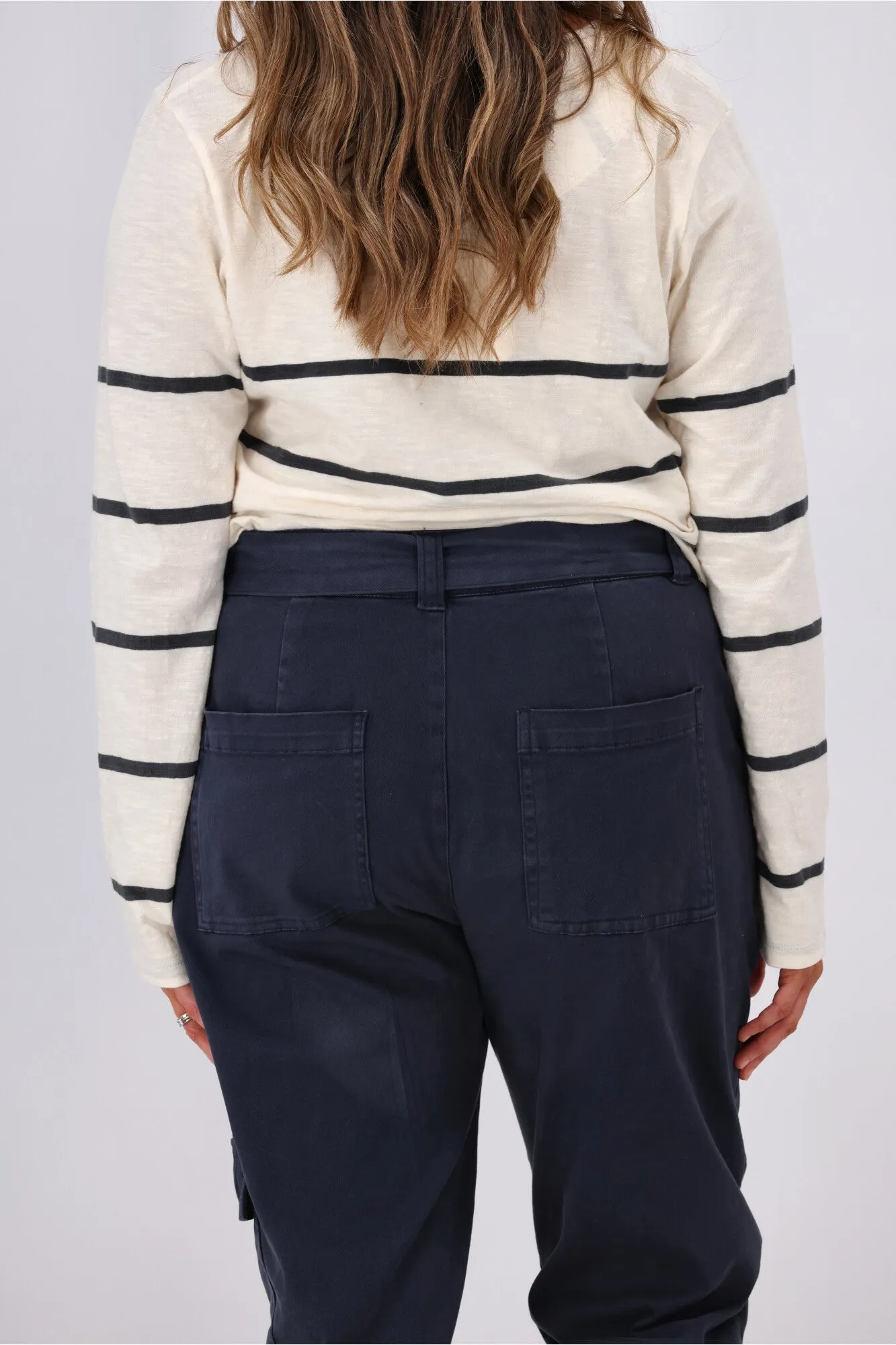 Elm Dahlia Cargo Pant Navy
