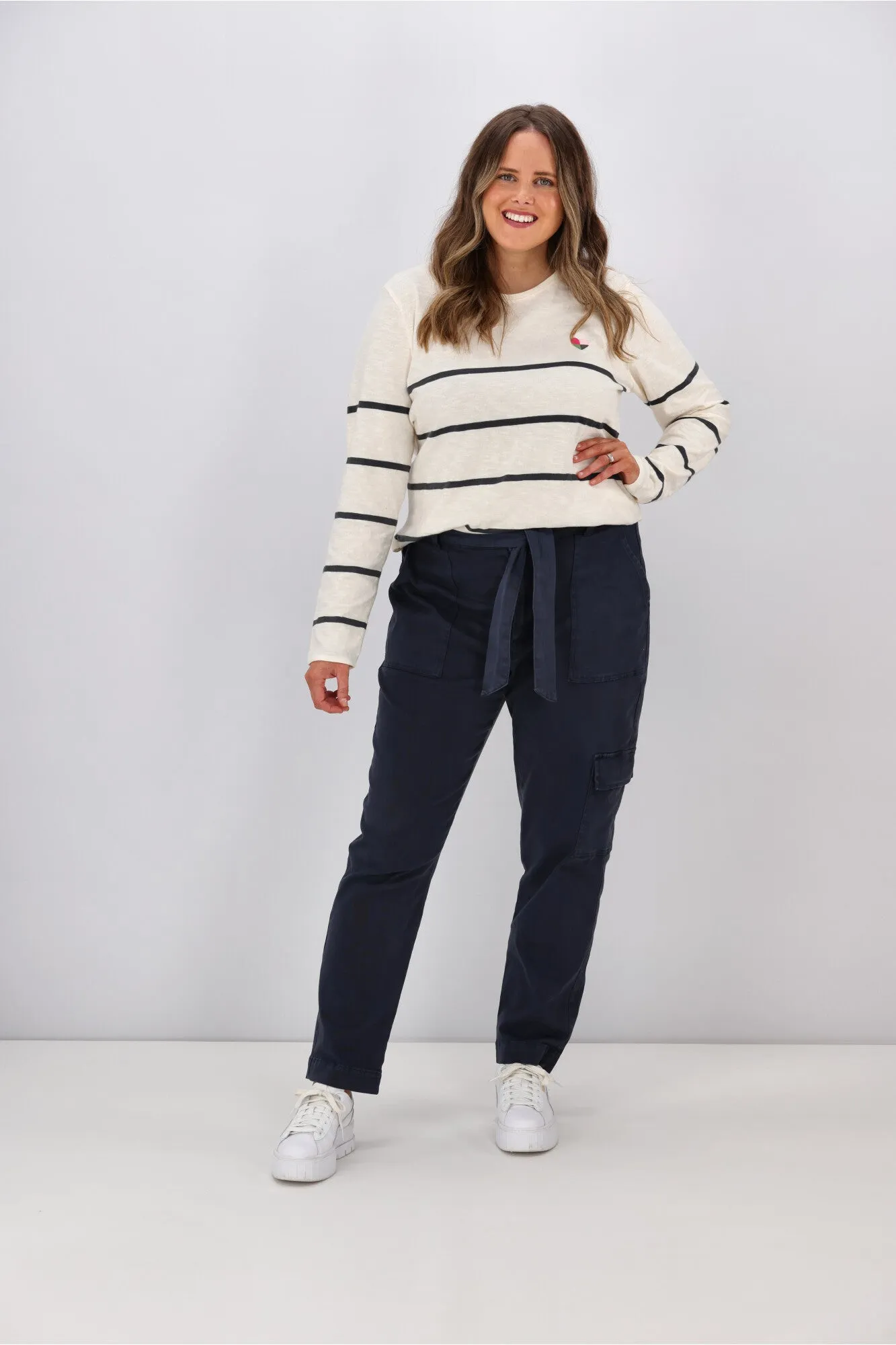 Elm Dahlia Cargo Pant Navy