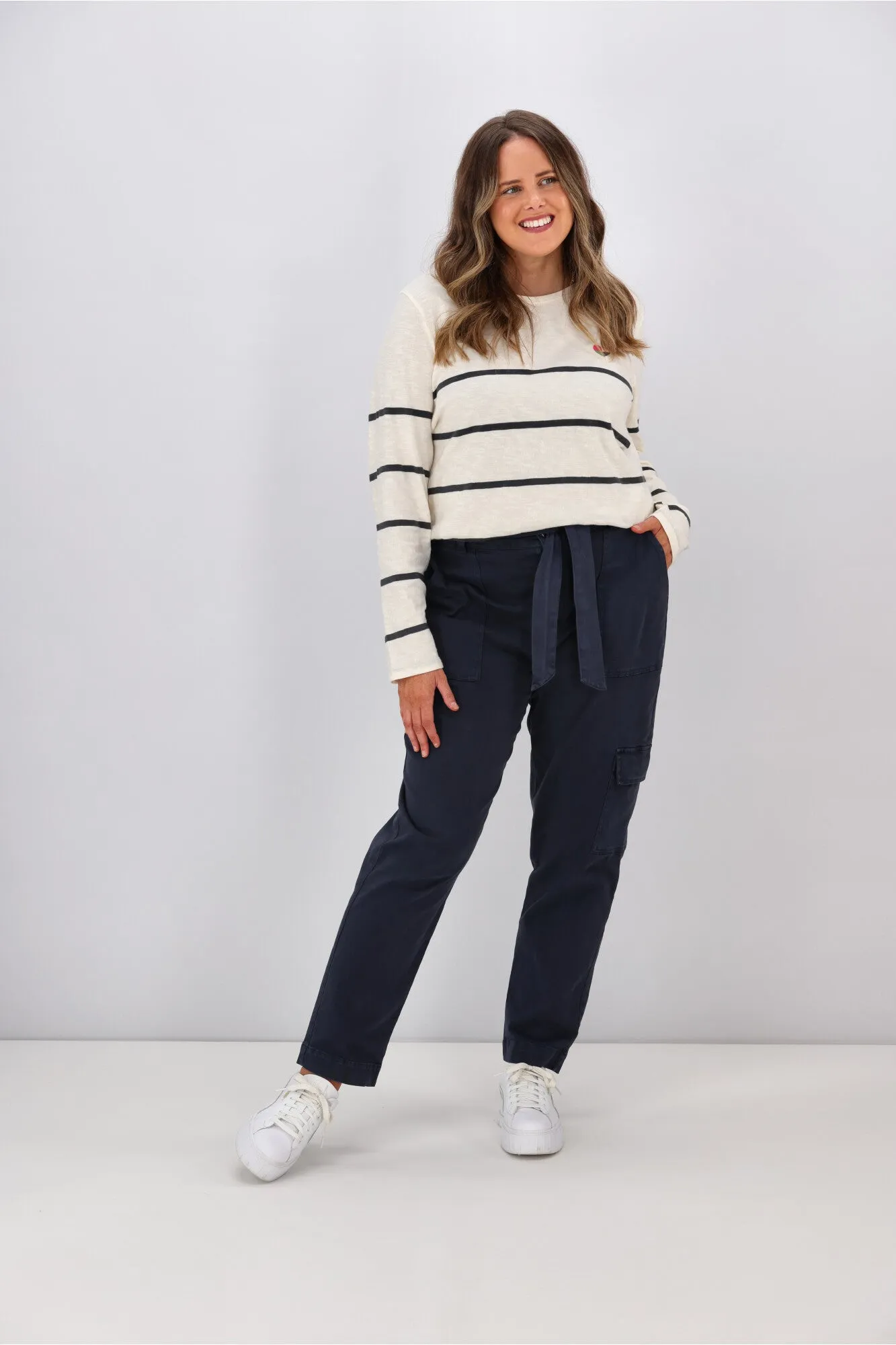Elm Dahlia Cargo Pant Navy