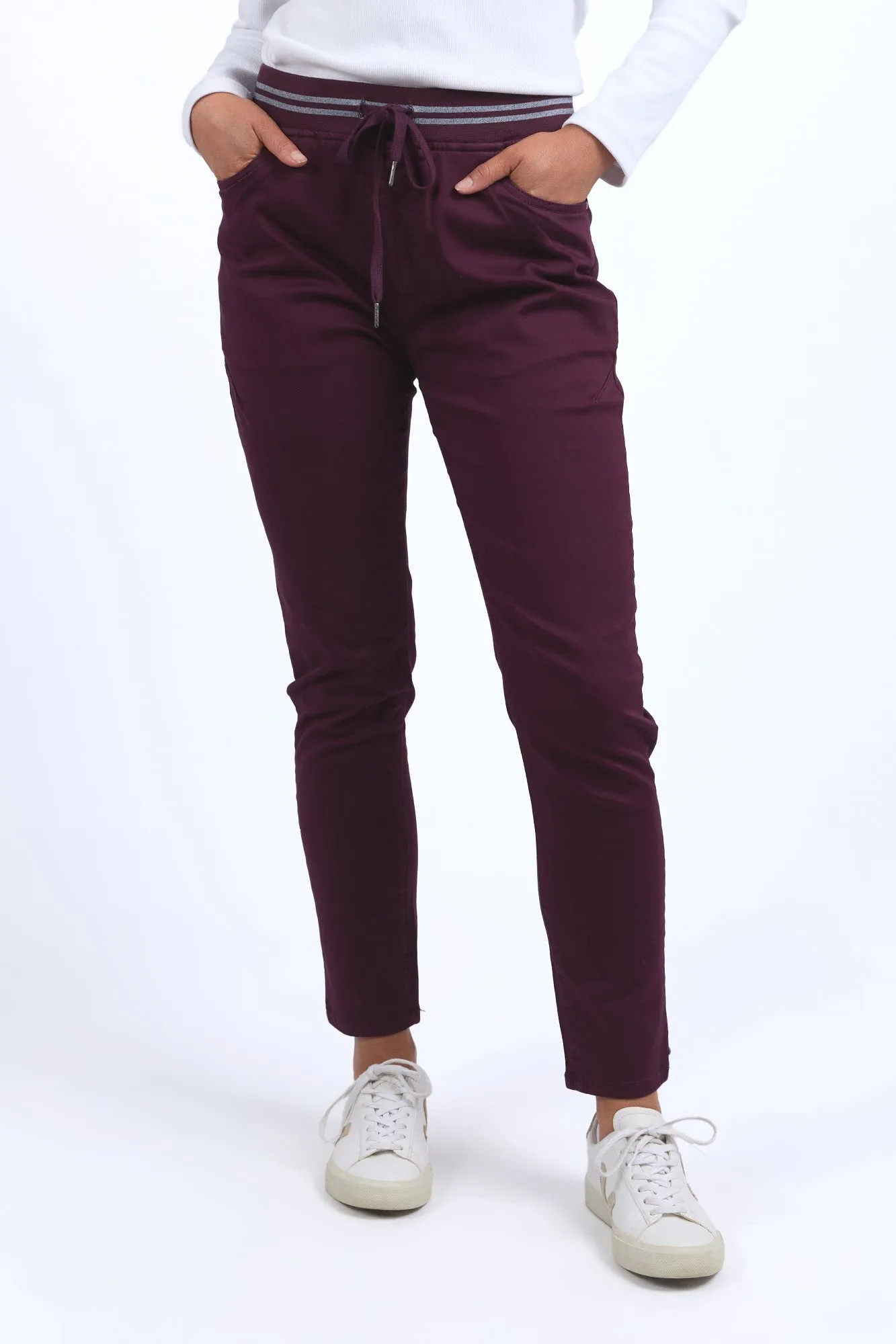 Elm Margo Jogger Merlot