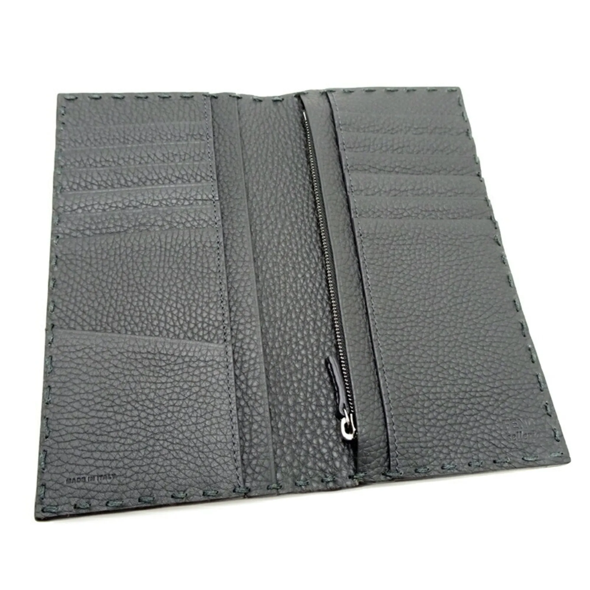 Fendi Leather Long Wallet (Bi-Fold) (Pre-Owned)