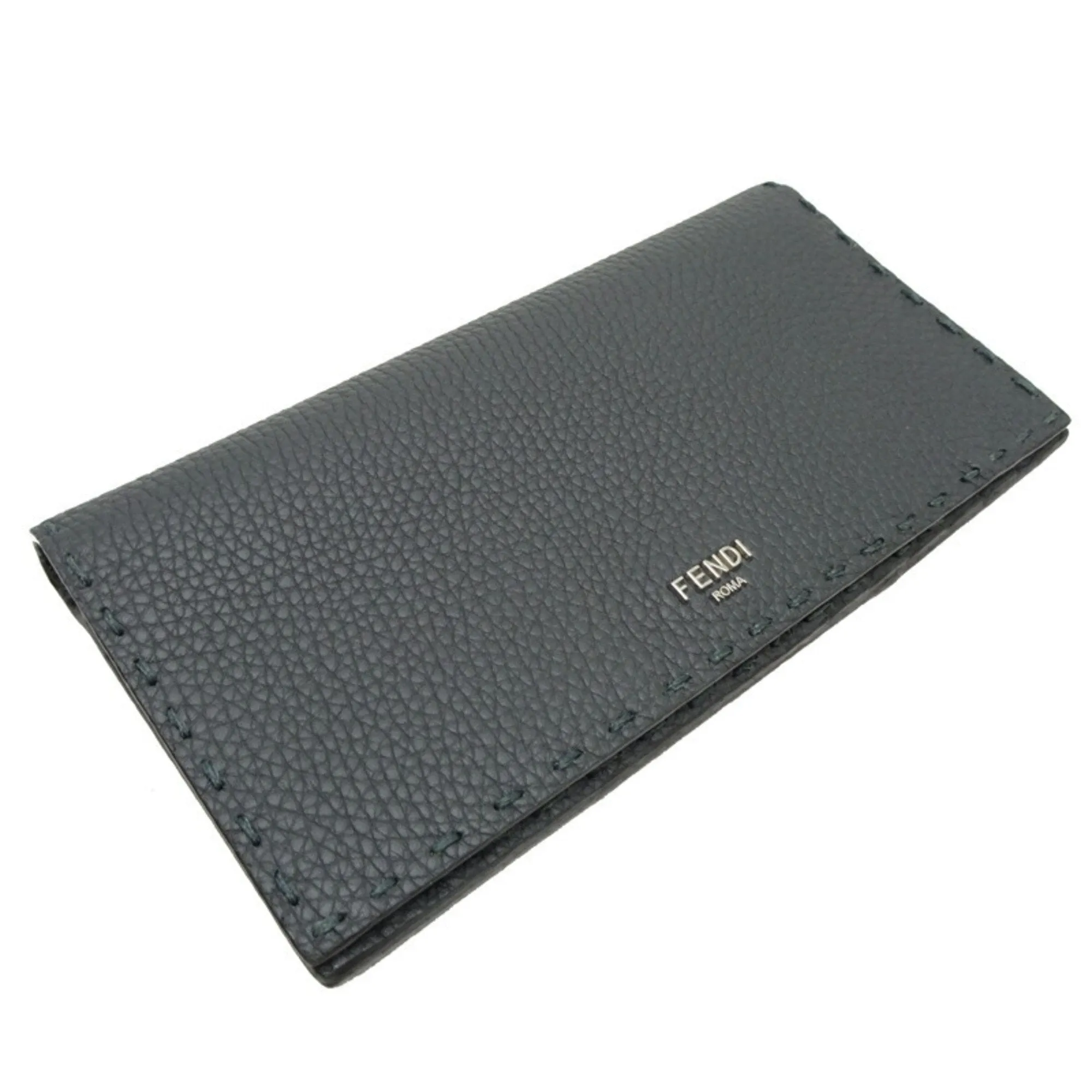 Fendi Leather Long Wallet (Bi-Fold) (Pre-Owned)