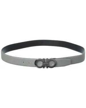 Ferragamo Gancini Reversible & Adjustable Leather Belt