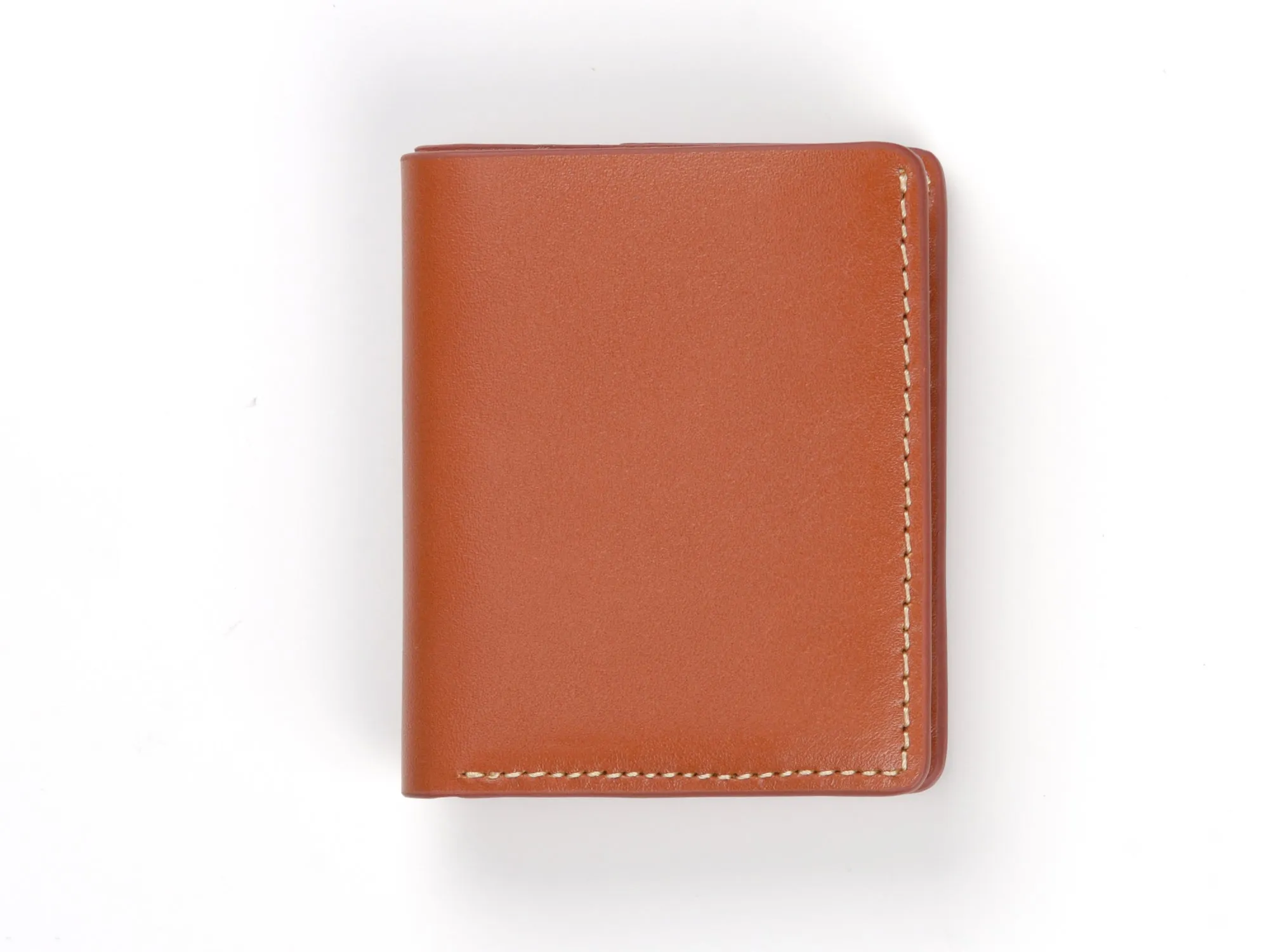 Handcrafted Full Grain Slim Bifold Leather wallet - Black