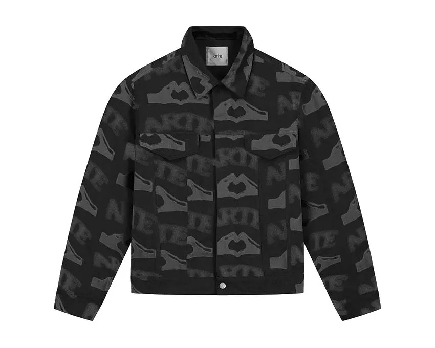 Heart Printed Jacket