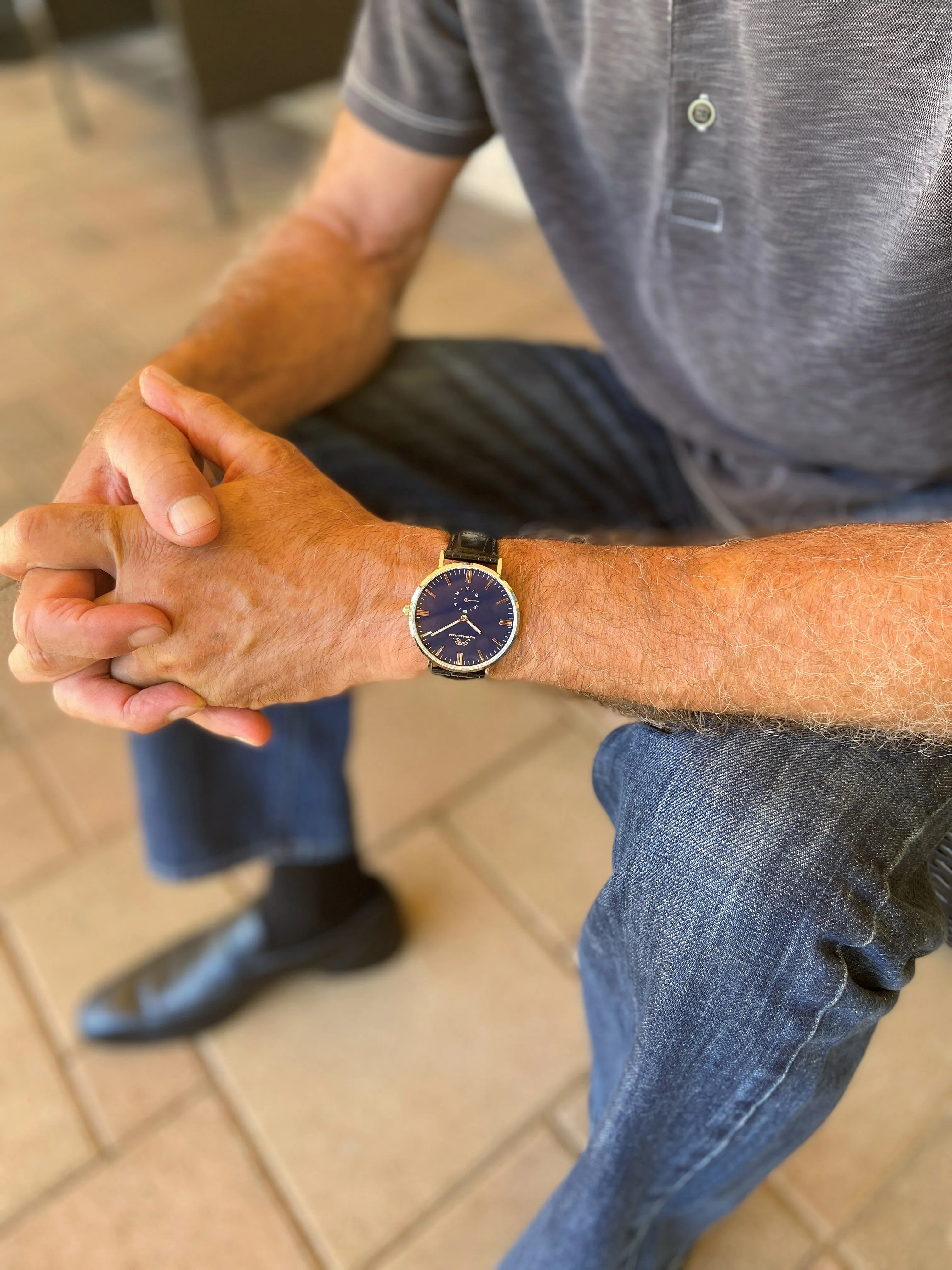 Henry Men's Leather Watch