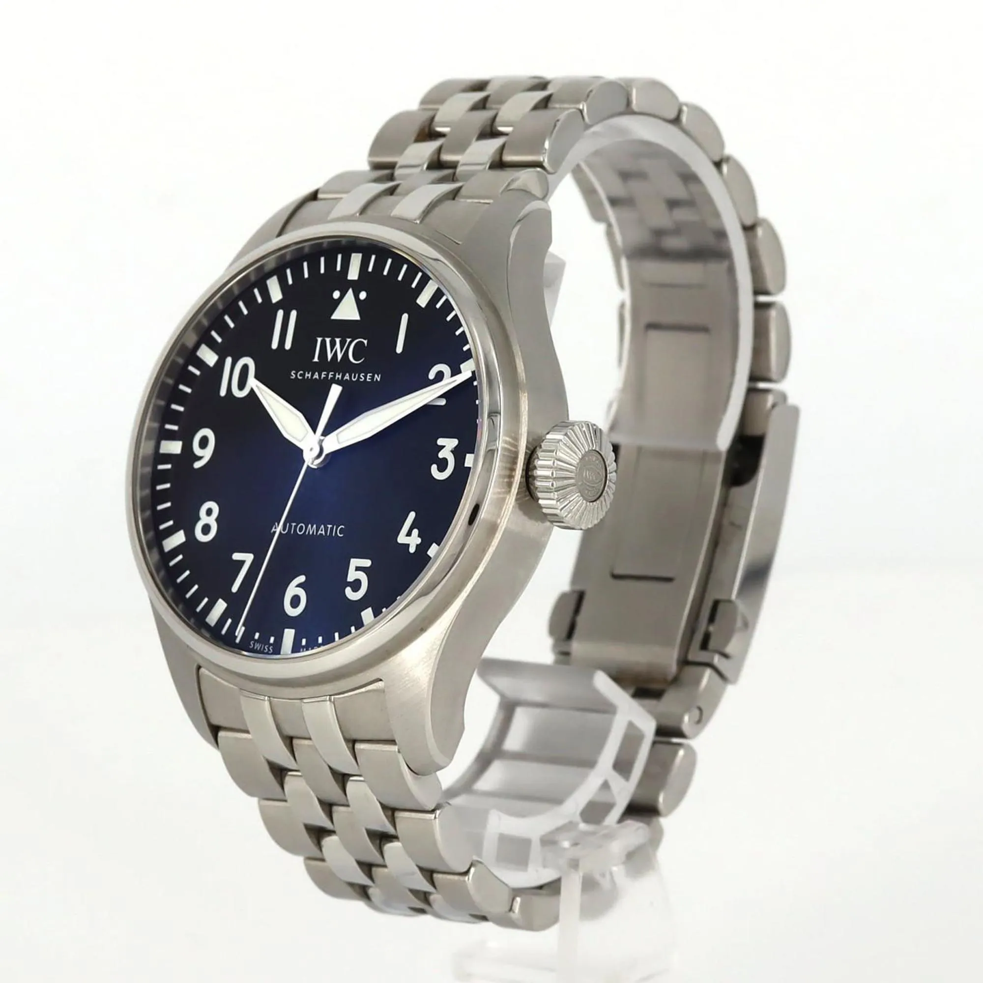 Iwc Stainless Steel Wristwatch (Pre-Owned)