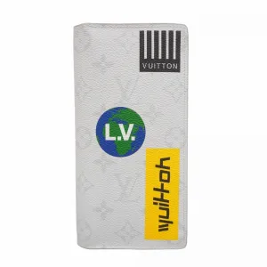 Louis Vuitton Blanc Long Wallet (Bi-Fold) (Pre-Owned)