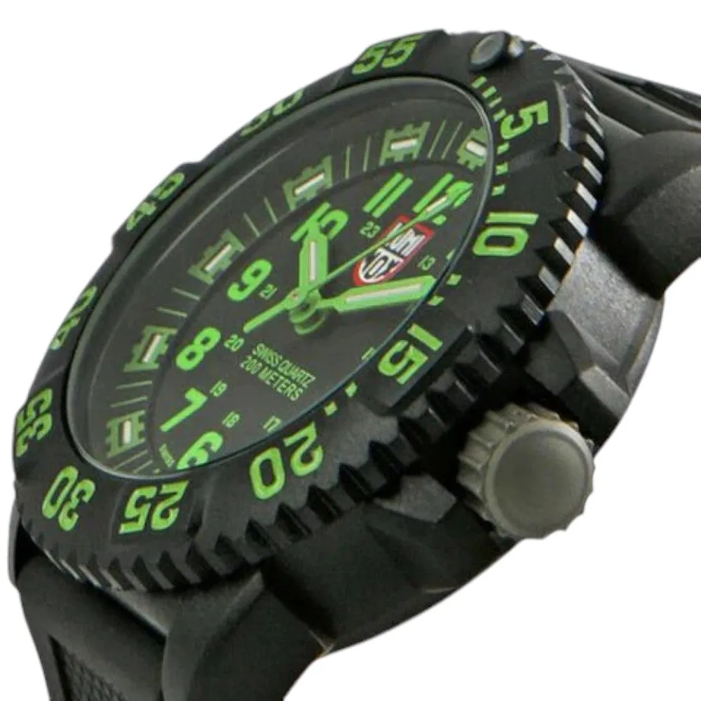 LUMINOX Men's XS.3067.F EVO Navy SEAL Colormark Black/Green Watch