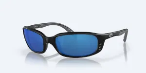 Men's Brine Sunglasses In Matte Black/blue Mirror Polarized Polycarbonate