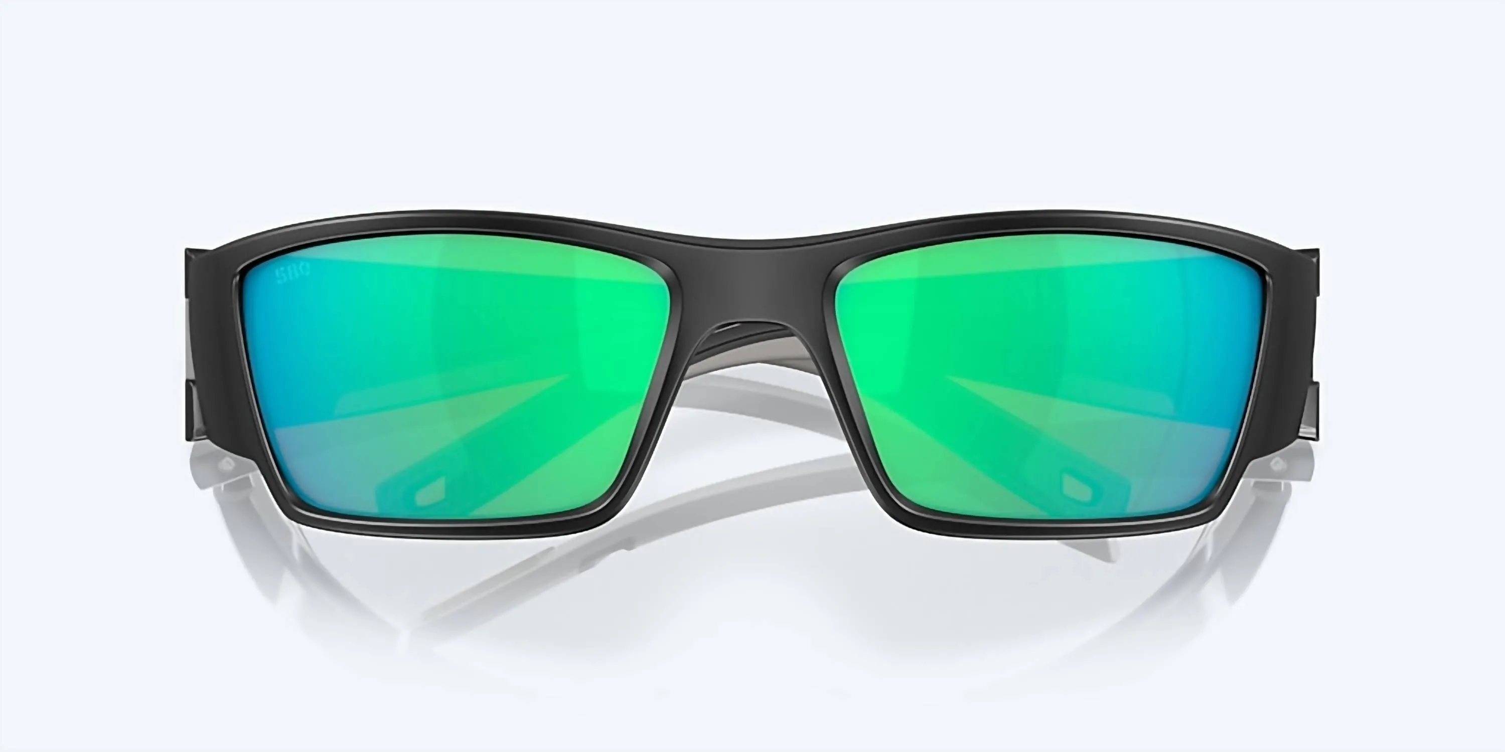 Men's Corbina Pro Sunglasses In Matte Black/green Mirror Polarized Glass