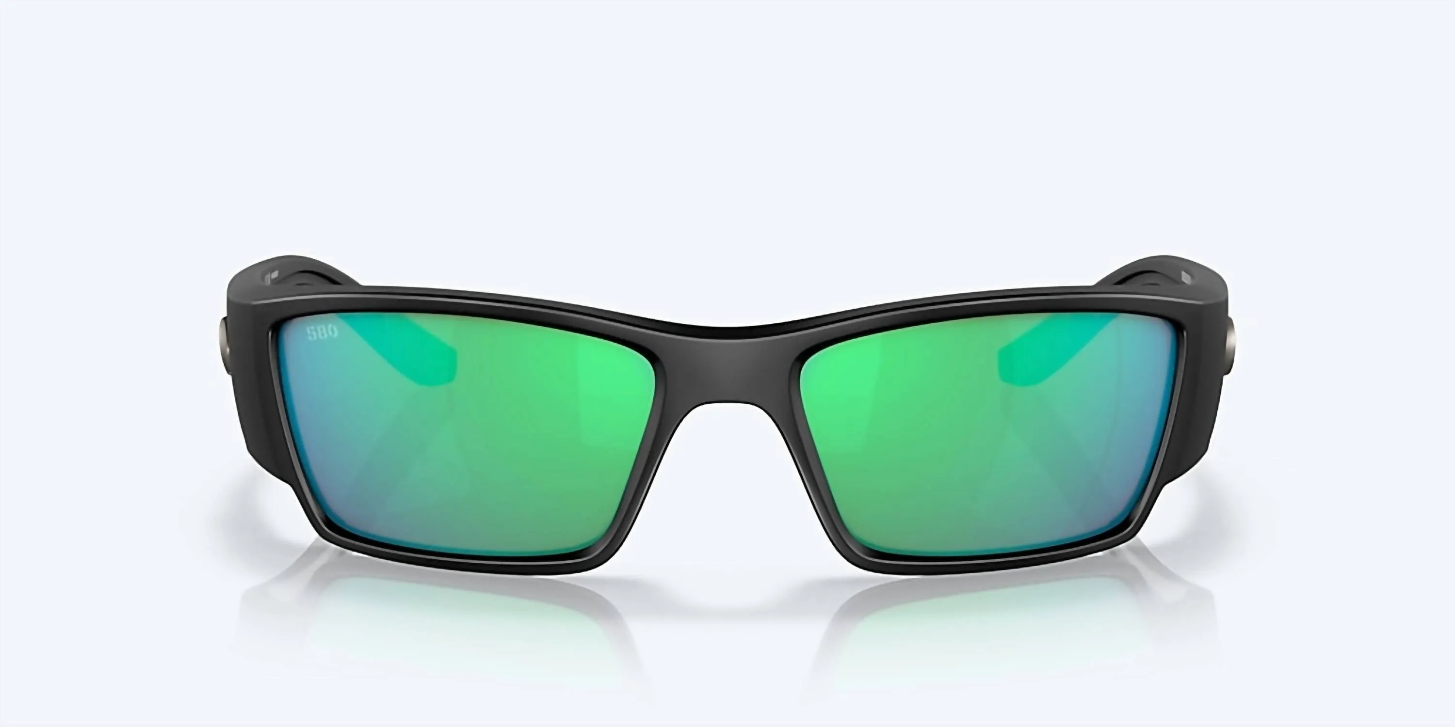 Men's Corbina Pro Sunglasses In Matte Black/green Mirror Polarized Glass