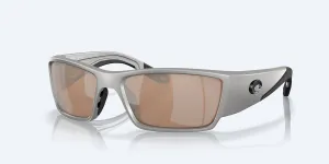 Men's Corbina Pro Sunglasses In Metallic Silver/copper Silver Mirror