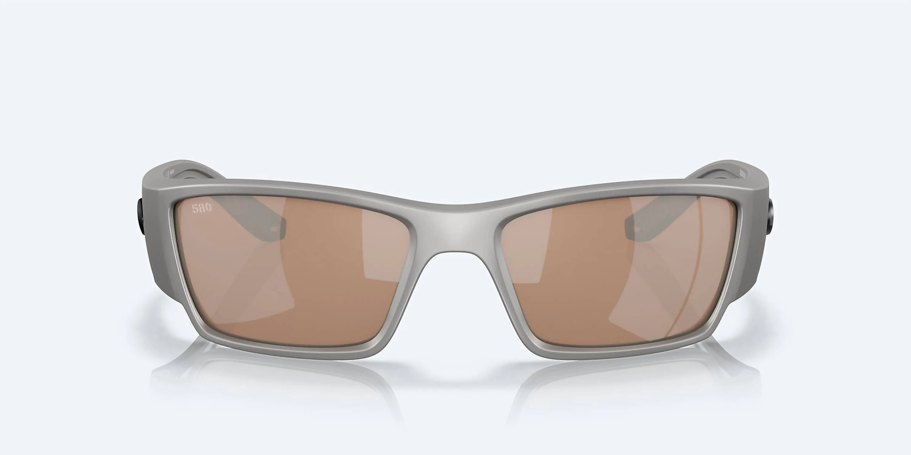 Men's Corbina Pro Sunglasses In Metallic Silver/copper Silver Mirror