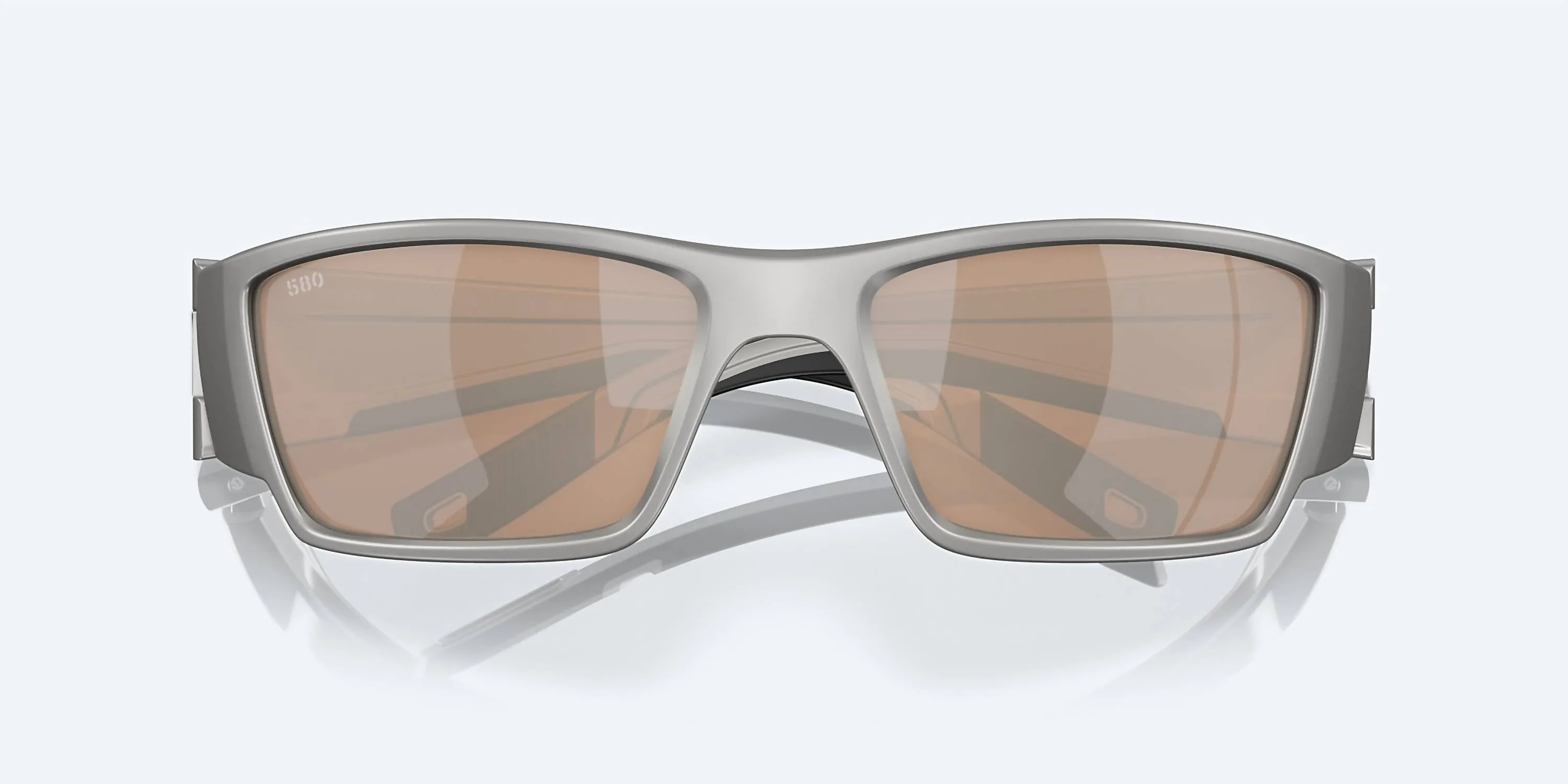 Men's Corbina Pro Sunglasses In Metallic Silver/copper Silver Mirror