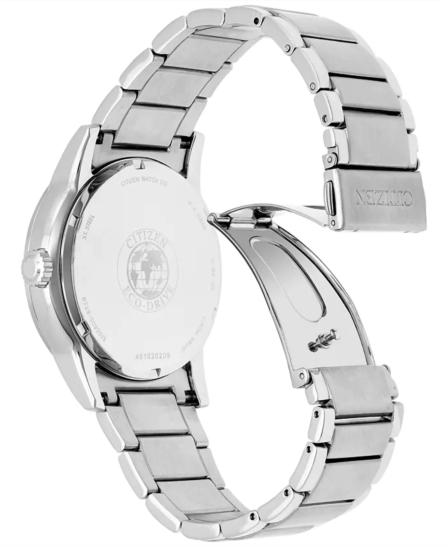 Men's Dress Eco-Drive Stainless Steel Watch In Blue