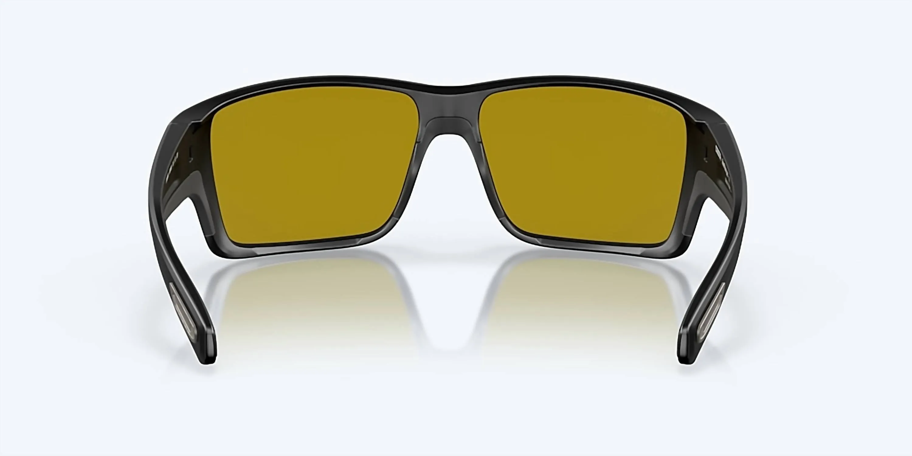 Men's Reefton Pro Sunglasses In Matte Black/sunrise Silver Mirror Polarized Glass