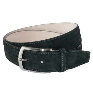 Monza Suede Belt with Contrast Stitch