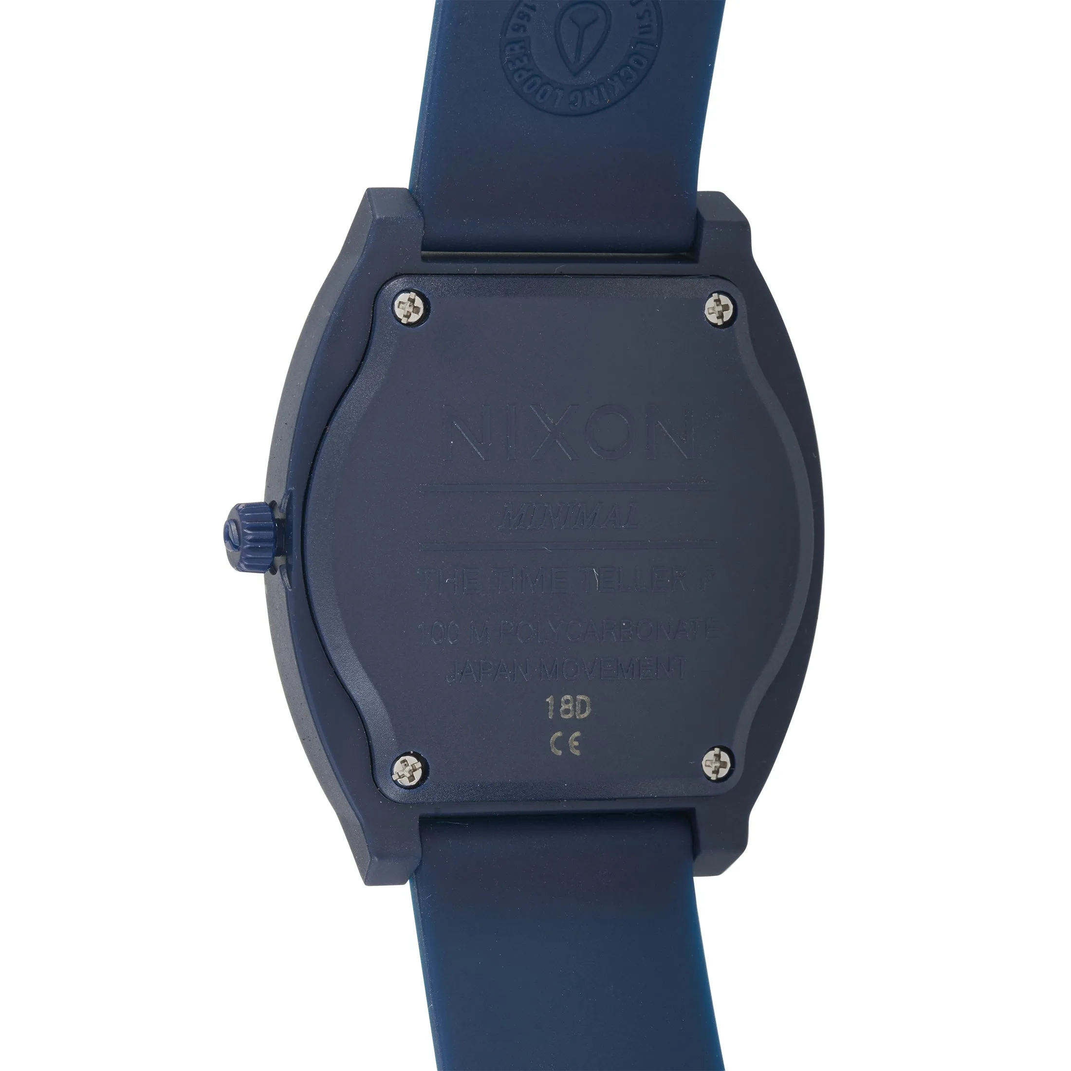 Nixon Time Teller P Corp Dark Blue 40 mm Watch A1248 3010